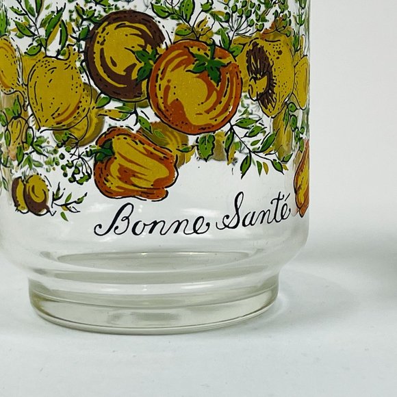 Vintage 3 Bonni Sante Glasses 1 Large 2 Medium Drinking Glasses - Picture 6 of 7
